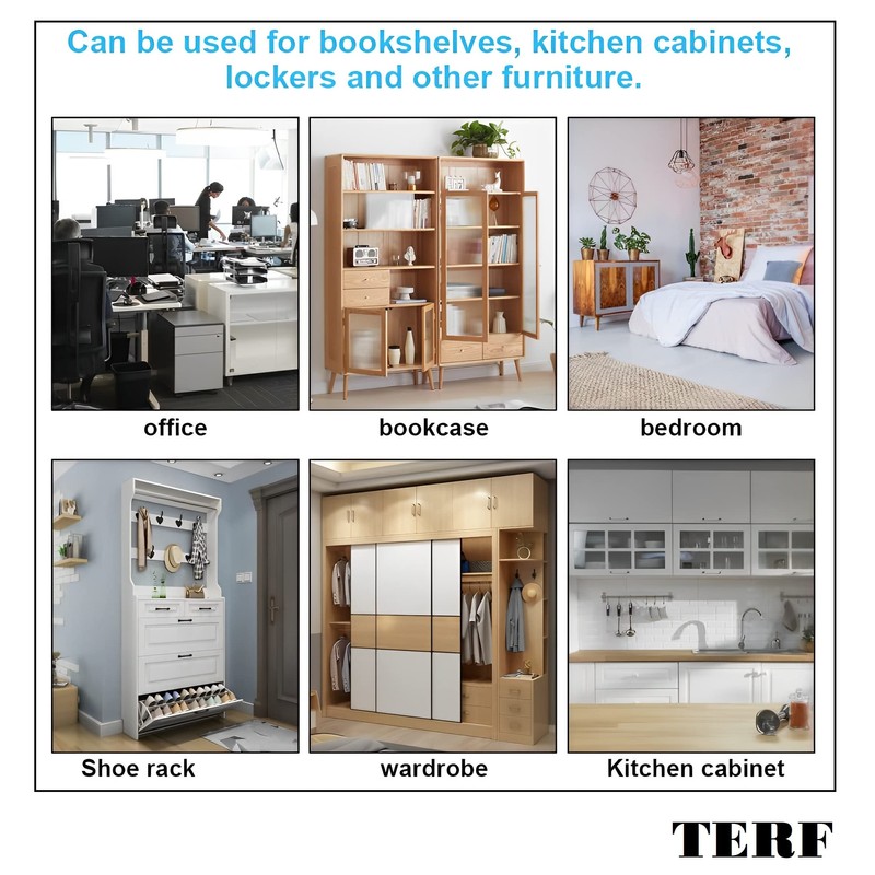 TERF® Push to Open Door Catch White Single Magnetic Pressure