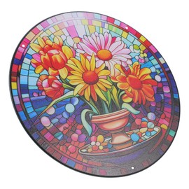 iplusmile Metal Flower Wall Decor Unique Iron Floral Sculpture for Eye Catching Home Garden Decoration Versatile Wall Hanging Art for Living Room Park