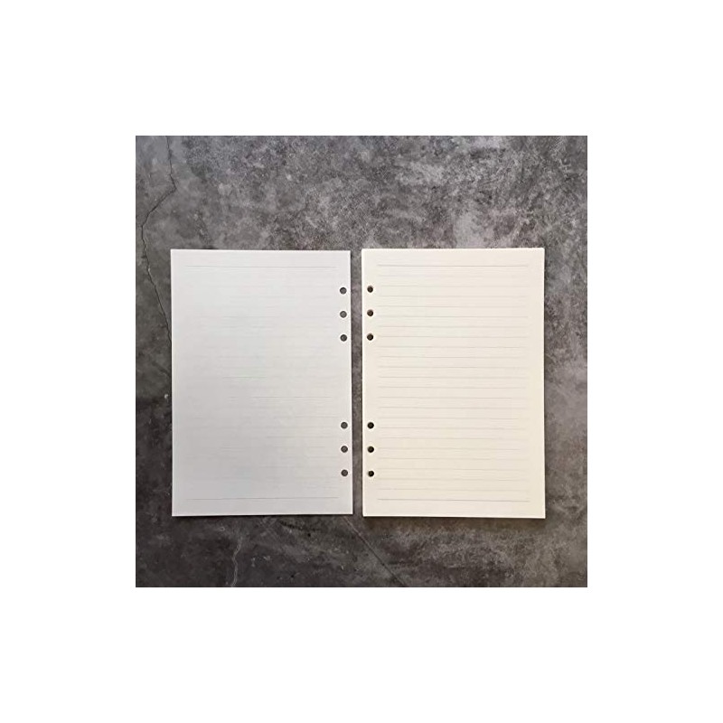 Refill Paper/Loose Sheets for 8.5 Inch A5 6-Hole Cover Round