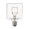 Festive Living LED Cube Light, Unique Edison Bulb with Square