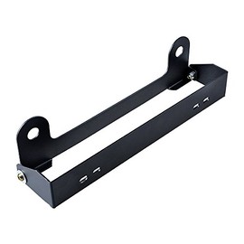 Flip-Up 254mm Hawse Fairlead Mounted License Plate Holder Mount Bracket (Black)