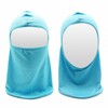 Sun Protection Full Face Mask for Riding, Outdoor Work, and Weeding Blue 3ea