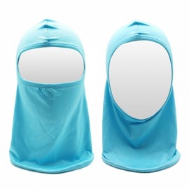 Sun Protection Full Face Mask for Riding, Outdoor Work, and Weeding Blue 3ea