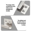 8Pcs Stainless Steel Tile Display Hanger, Heavy Duty Bracket Wall