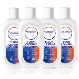 Floor Cleaning Solution for Tineco/Roborock Wet Dry Vacuum Mops and All Mopping Robot Vacuums, Residue & Streak Free,Multi-Surface Cleaner Liquid Refill (4 Bottle Pack),Lavender Scent
