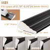 Kneelisa 2Pcs×196” Wedge-Shape Foam Window Weather Stripping Door Seal