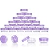 3 Gram Sample Containers with Lids, 25 Count Tiny Sample
