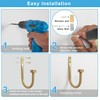 Premium Curtain Holdback, Quality Metal Decorative Curtain Holdbacks with Zinc