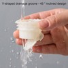 White Drainage Backflow Preventer Valve,Odor Proof Shower Floor Stopper One
