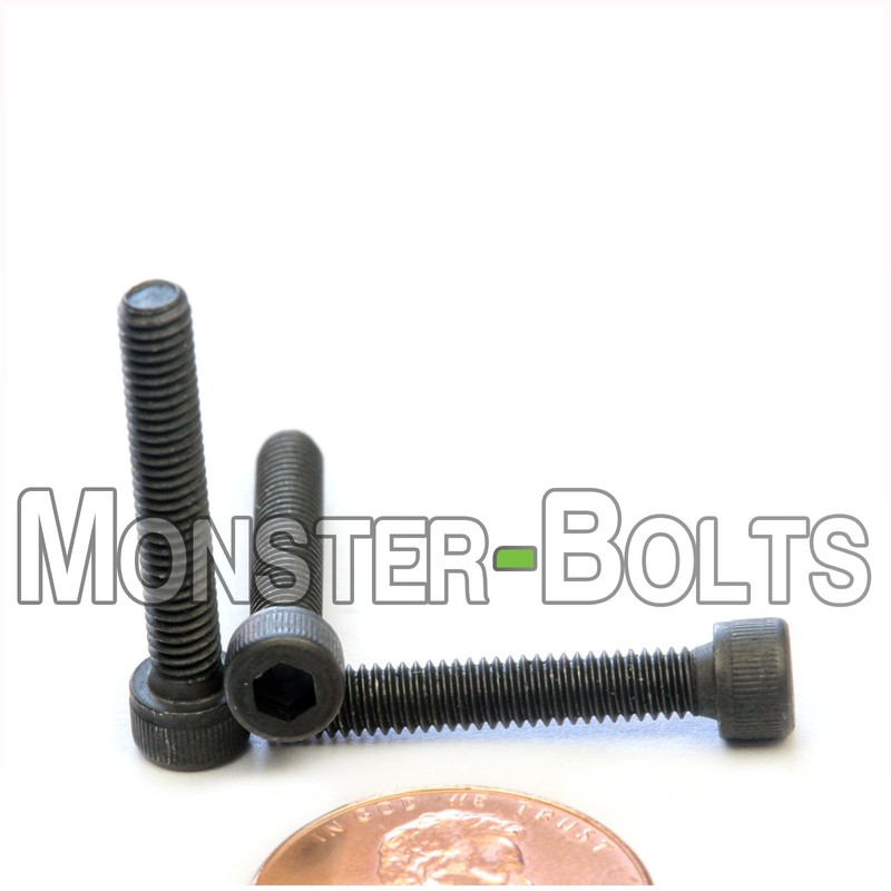 MonsterBolts - #6-40 x 7/8" Socket Head Screws, ASTM A574,