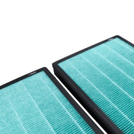 HQRP 2-Pack HEPA Filters Compatible with Coway Airmega MAX2 300 / 300S Smart Air Purifier, 3111635 Replacement with Carbon Layer