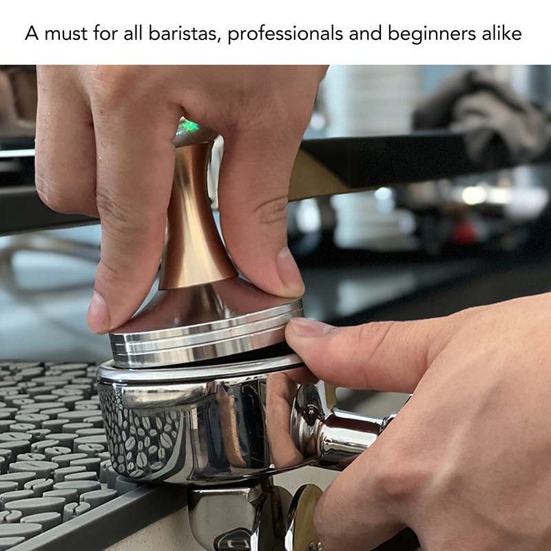 Crystal Ball Coffee Flat Tamper Stainless Steel Base Powder Hammer