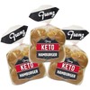 Franz Bakery Franz Keto Hamburger Buns, 1g Net Carb, Super