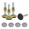 INCREWAY Swivel Furniture Leg Levelers, 4PCS Adjustable Leveling Feet Glide