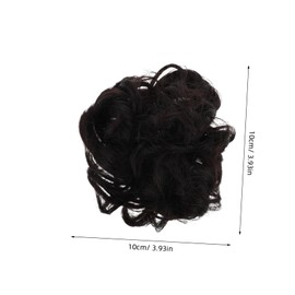 FRCOLOR Messy Bun Clip for Women High Temperature Hairpiece Easy to Use Bun Extension for Updo Styles Suitable for Work Dates and Events Strong Grip Design