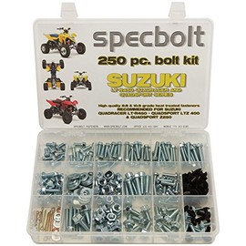 Specbolt Fasteners 250pc Bolt Kit: Suzuki - LT-R450 LTZ400 Z250 Model Series ATV