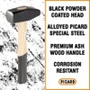 Picard Blacksmith Hammer 1250g – German Short Pattern, Hand-Forged, Powder-Coated