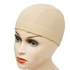 2 uds/lote de peluca rubia gorra de malla para peluca