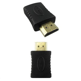 Oiyagai 2pcs HDMI Adapter Male to Female HDMI Male Plug to Female Socket Adaptor