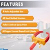 4 Pack Wheel Lock Universal Heavy Duty Security Trailer Wheel