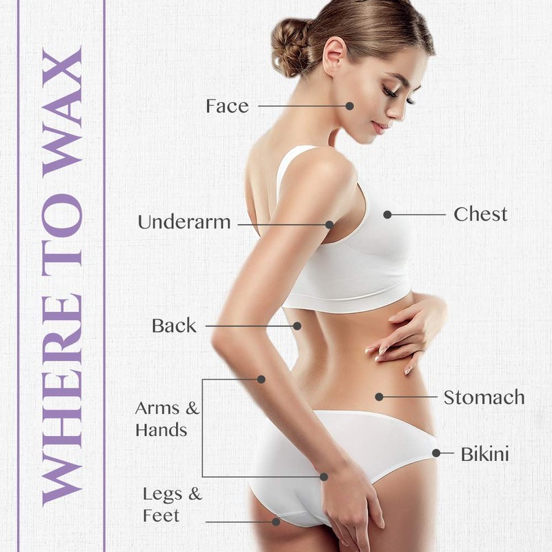 Satin Smooth Wild Cherry Hard Wax with Vitamin E, Hair