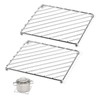BAOWUABJ 2 Pack Trivets for Kitchen Worktops - Stainless Steel