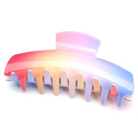 QinGoo Large Hair Clip, Hair Clip, Buns Clip, Adult Hair Accessory, Cute, Stylish, Korean, Women's, 1 Piece (4.7 x 1.6 inches (12 x 4 cm), Multicolor)