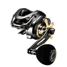 DOVIELLO GKA300 Baitcaster Reels 9+1BB 20LB Drag Deep Spool Baitcasting Reel for Bass Trout Single Power Handle 6.4 Gear Ratio Baitcaster Fishing Reel - Right Hand