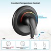gotonovo Bathroom Shower Head Kit High Pressure Combo System Shower