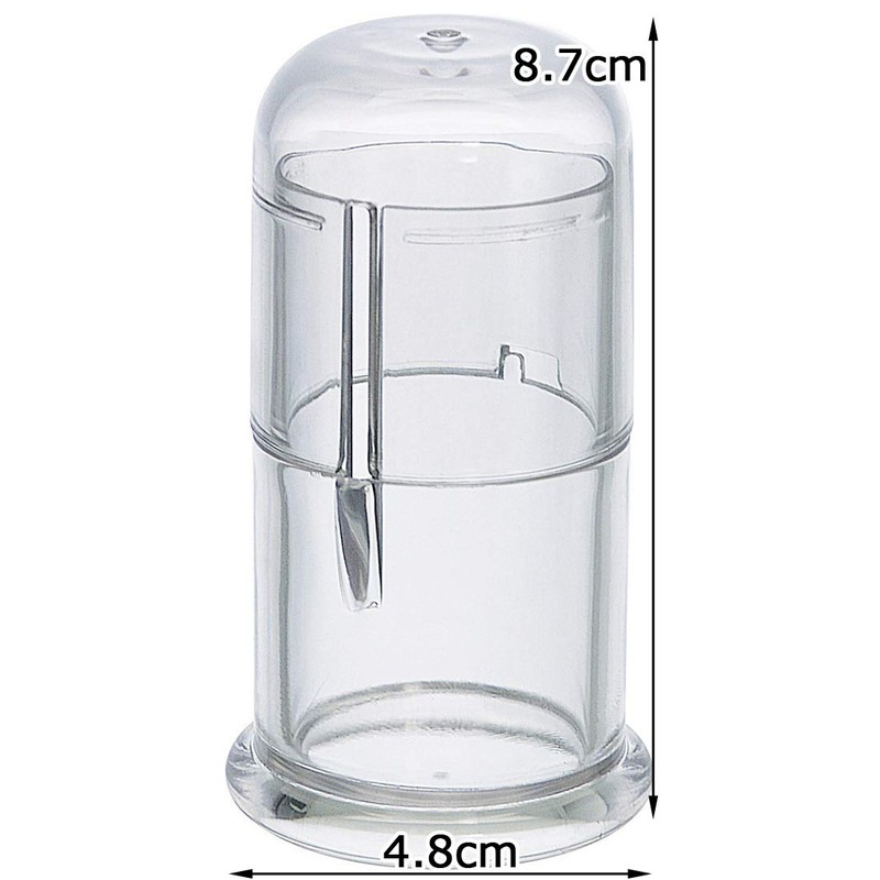 スケーター (skater) 楊枝入れ 容器 ベーシック 直径4.7×高さ8.7cm TW46-A