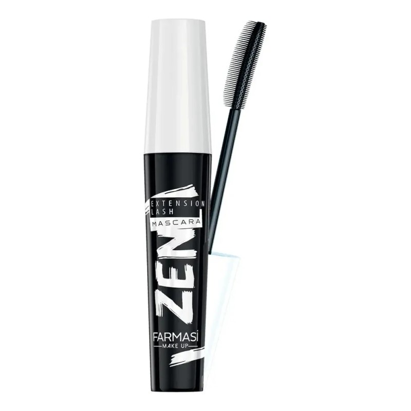 Mascara De Pestañas Zen Extension Lash Farmasi Color Negro