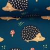 Nano Softshell Fabric Hedgehog Petrol Children's Fabric Oeko-Tex 0.5 m