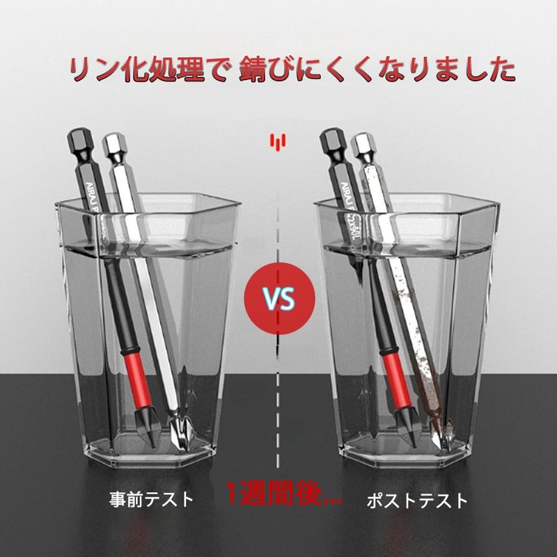 Magnetic Screwdriver Bit, Shockproof, Anti-Slip, Impact Screwdriver Bit Set, Precision