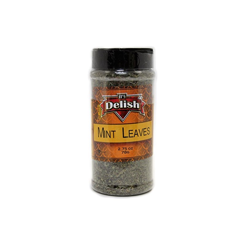 Dried Mint Leaves by Its Delish, Medium Jar