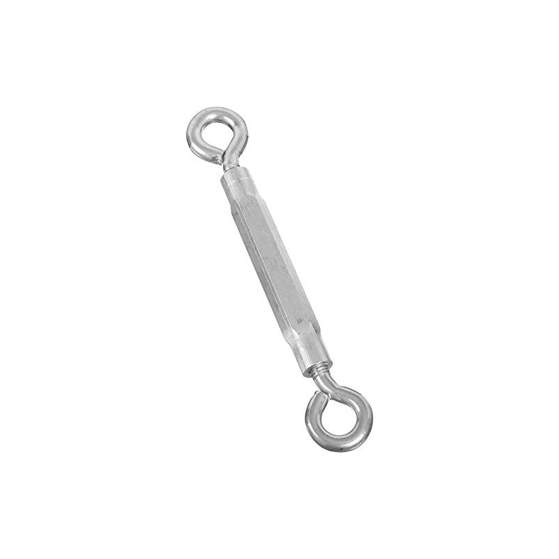 National Hardware Eye/Eye Turnbuckle, 3/8" x 10-1/2", Aluminum, Zinc Plated