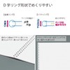 Kokuyo Note Soft Ring 2 Books 40 Sheets Semi-B5 Dot