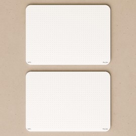 CLEVER SIGNS A5 Dot Grid Notepad - 2 Pack (5,8" x 8,3")- Medium Dotted Memo Desk Pads-Premium Paper with Cardboard Back Support - Ideal for Note-taking, Planning, Sketching, and Journaling