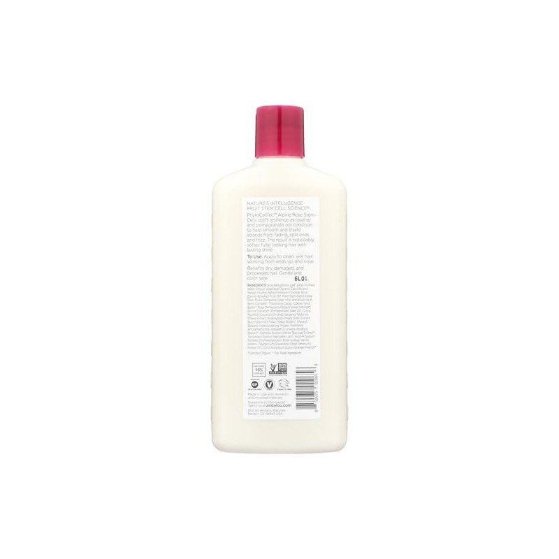 Andalou Naurals 1000 Roses Complex Color Care Conditioner 11.5 Ounce