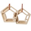 Unbranded 2PACK Climbing Hangboard Rock Climbing Training,Rock Climbing Fingerboard Wooden
