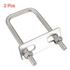 sourcing map Pack of 2 square U-bolts U-bolts U-bolts 1-3/8