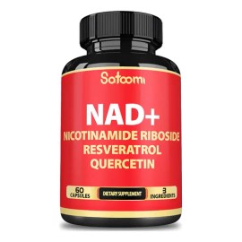 Nad  Resveratrol  Quercetina 60 Caps. Antienvejecimiento                                                                                              