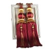 ZHMF 1 Pair Curtain Tiebacks Holdbacks Clip Binding Rope Tie