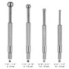 UKCOCO 4pcs Small Hole Gauge Set Telescoping Full Round Spherical