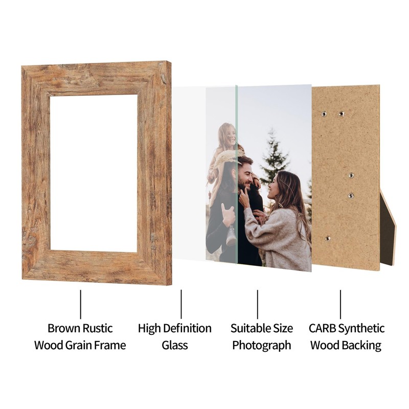 iRahmen 4 Pack 4x6 Picture Frame Set with High Definition