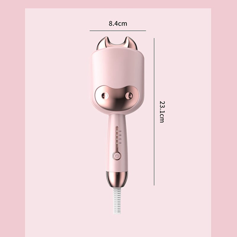 Cow Shaped Curling Iron Wand Professional 1.3 Inch Temperature Adjustable