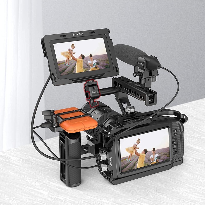 SMALLRIG Single Rod clamp for 15mm Rod Support Rail Rig