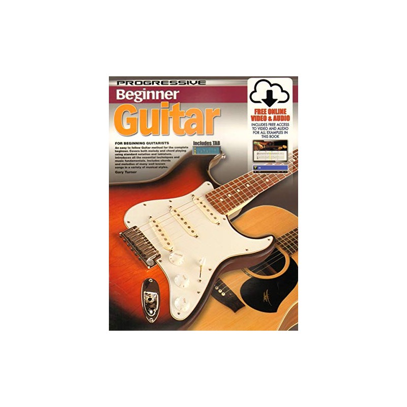 69163 - Progressive Beginner Guitar - Book/Online Video & Audio: