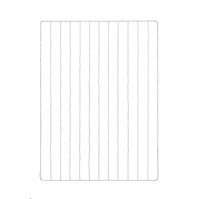 Kokuyo Decision Edition Stationery Thick Ruled 箋 Vertical Ruled 12 Lines