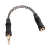 2.5mm to 3.5mm Sound Cable Female to Male Single Crystal