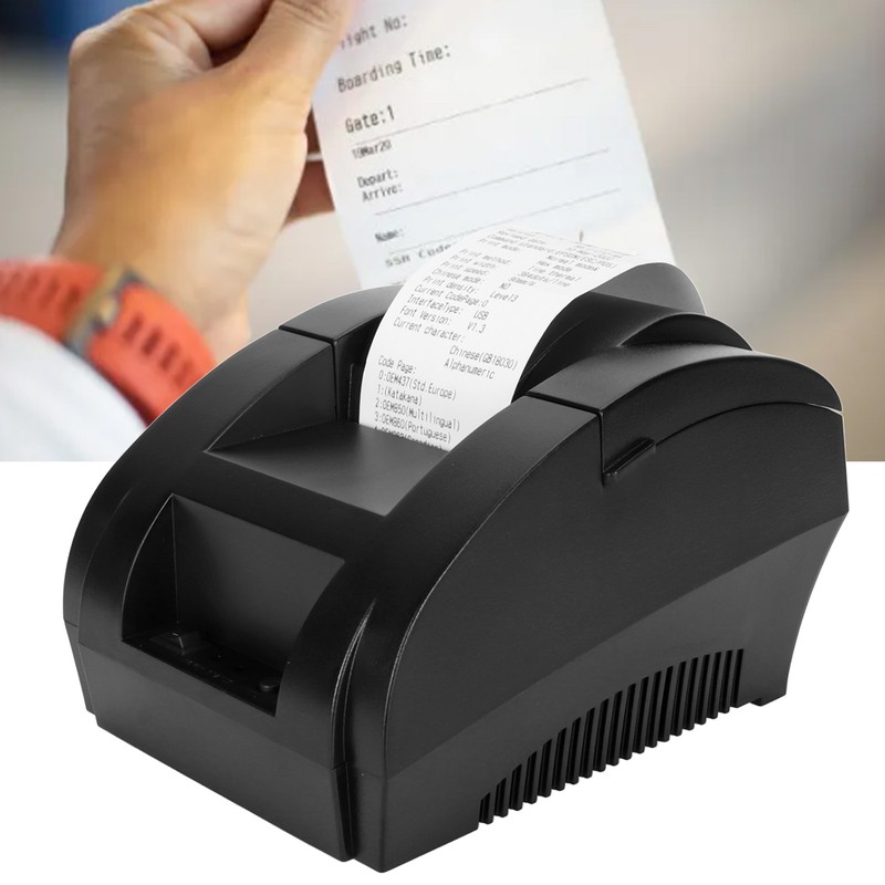 58mm Thermal Printer 90mm/s 58mm Width 203DPI USB Interface ESC